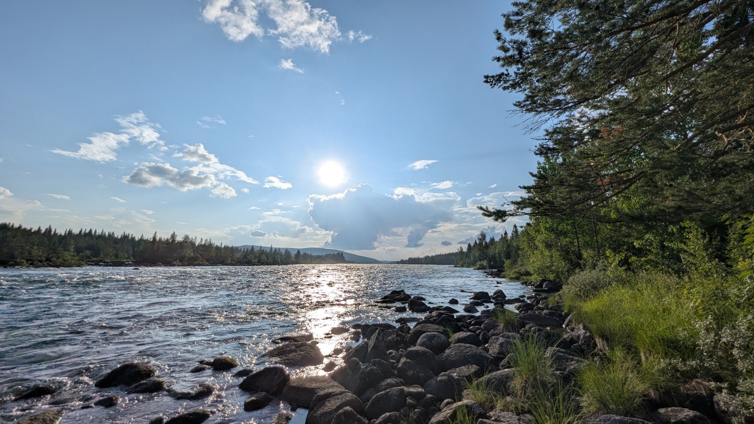 Fricamping Pite Älv (Moskosel) - Riverside Free Camp